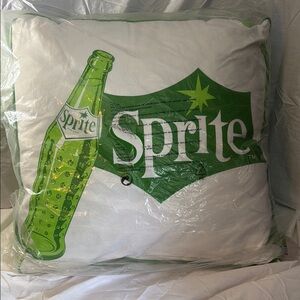 NWT Sprite Logo Pillow 26” Vintage and Rare